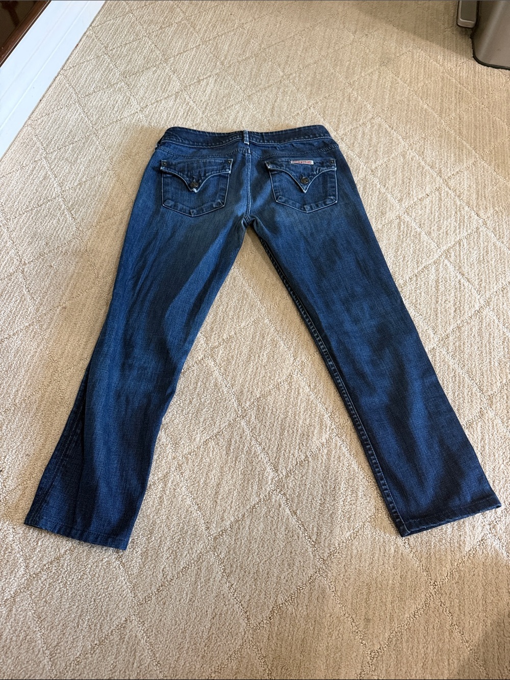The Hudson Collin Skinny Cropped Jeans Style W422DCC